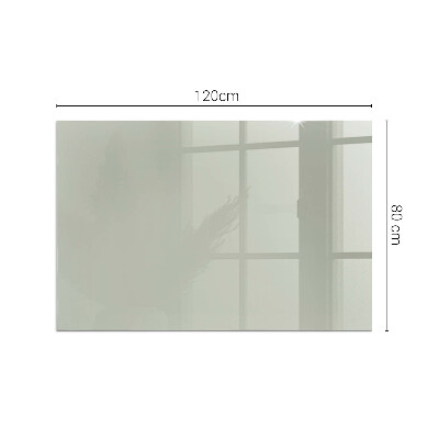 Glass fire hearth rectangular Color Gray-green