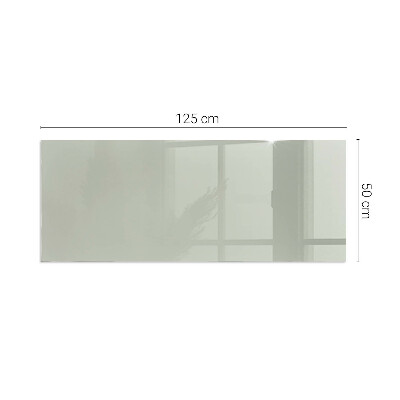 Glass fire hearth rectangular Color Gray-green