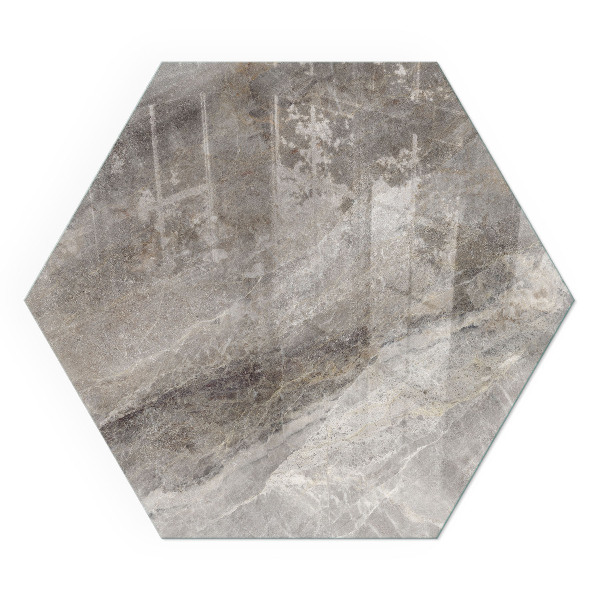 Sechseckige glass hearth pad The aesthetics of natural stone