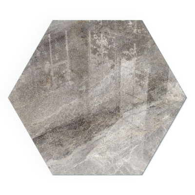 Sechseckige glass hearth pad The aesthetics of natural stone