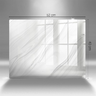 Glass candle plate decorative Delicate marble