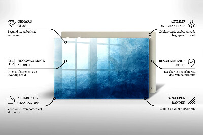 Glass candle plate decorative Abstract background