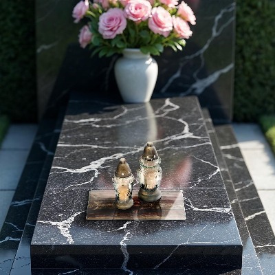 Grave candle coaster decorative Wood plank texture