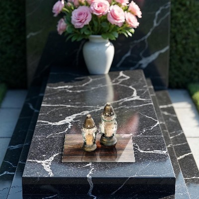 Glass candle plate decorative Wood texture boards