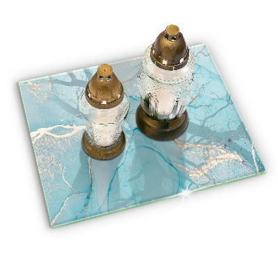 Grave candle coaster decorative Stone abstraction