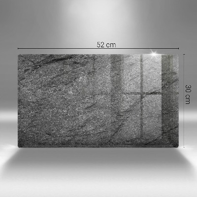 Glass candle plate decorative Stone texture