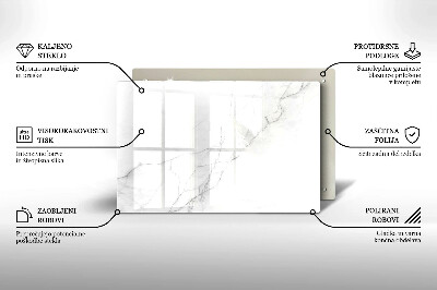 Glass candle plate decorative Marble stone background