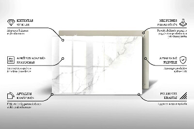 Glass candle plate decorative Marble stone background