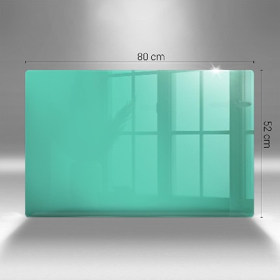 Glass candle plate decorative Green colour
