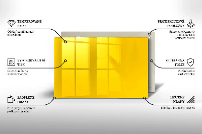 Glass candle plate decorative Yellow colour