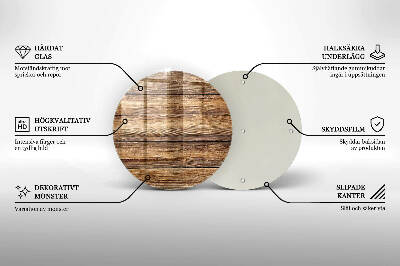 Grave candle plate Wooden boards texture