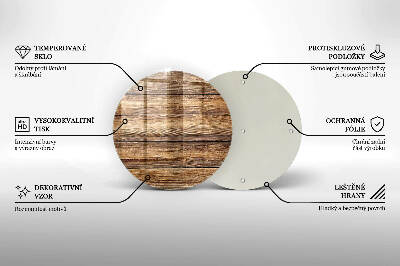 Grave candle plate Wooden boards texture