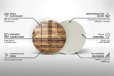 Grave candle plate Wooden boards texture
