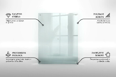 Rectangular glass candle plate transparent
