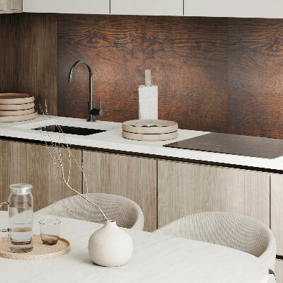 Rectangular bathroom wall panel Authentic wood pattern