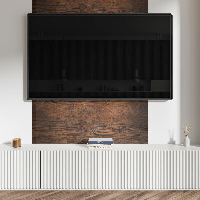 Rectangular bathroom wall panel Authentic wood pattern