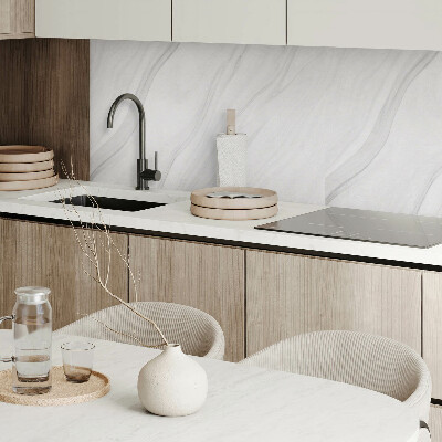 Rectangular wall panel Marble waves in an elegant style