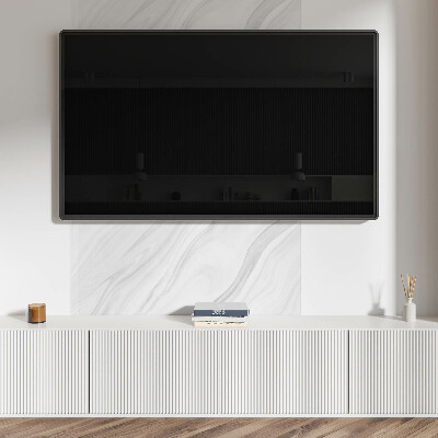Rectangular wall panel Marble waves in an elegant style