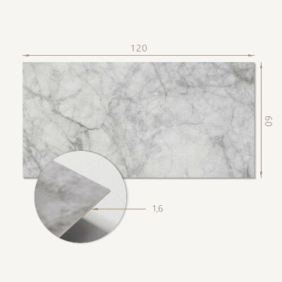 Rectangular wall panel Marble veins in an elegant style