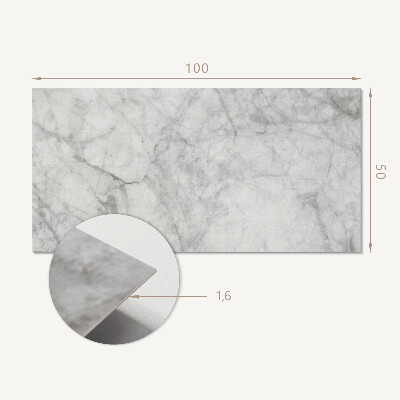 Rectangular wall panel Marble veins in an elegant style