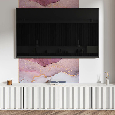 Rectangular bathroom wall panel Abstract landscape with undulating forms