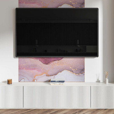 Rectangular bathroom wall panel Abstract landscape with undulating forms
