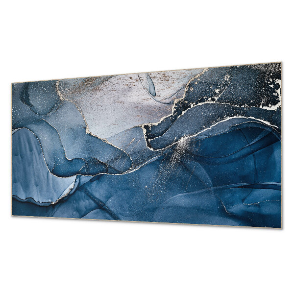 Rectangular decorative wall panel Wavy abstract shapes