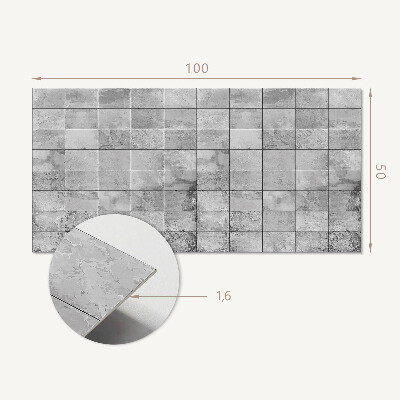 Rectangular wall panel Stone pattern tiles