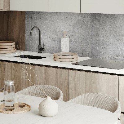 Rectangular bathroom wall panel Raw concrete pattern