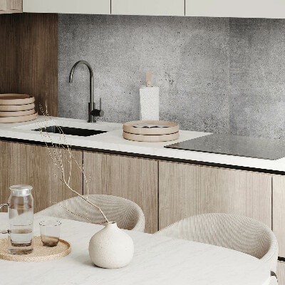 Rectangular bathroom wall panel Raw concrete pattern