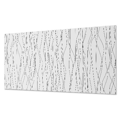 Rectangular wall panel Waves