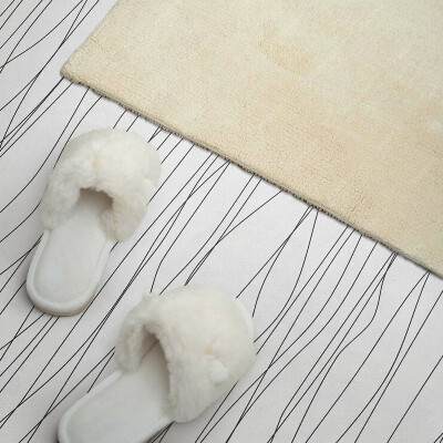 Rectangular wall panel Waves