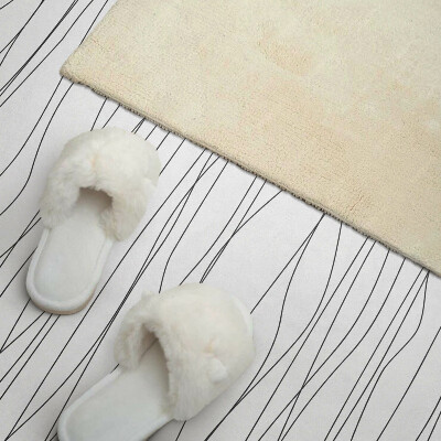 Rectangular wall panel Waves