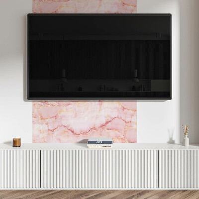 Rectangular decorative wall panel Marble waves in a harmonious dance
