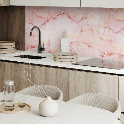 Rectangular decorative wall panel Marble waves in a harmonious dance