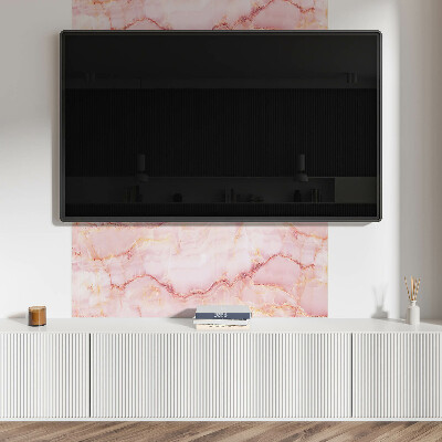 Rectangular decorative wall panel Marble waves in a harmonious dance