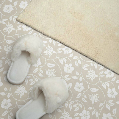 Rectangular wall panel Floral motif