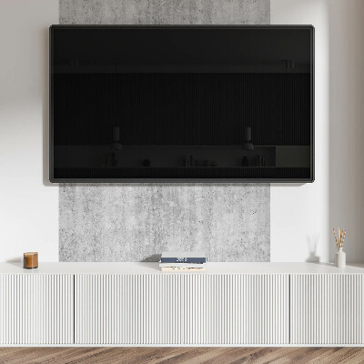 Rectangular bathroom wall panel Concrete pattern with cracks