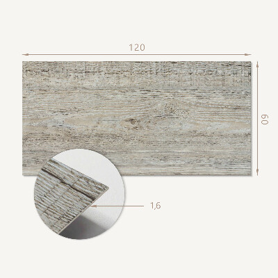 Rectangular decorative wall panel Natural wood grain