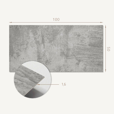 Rectangular wall panel Concrete texture in a raw style