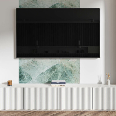Rectangular bathroom wall panel Stone organic motif