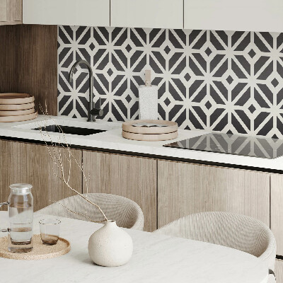Rectangular wall panel Geometric style rhombus pattern