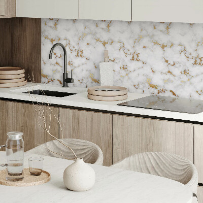 Rectangular bathroom wall panel Marble patterns with delicate veins