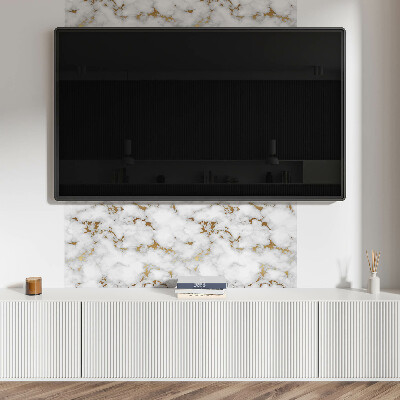 Rectangular bathroom wall panel Marble patterns with delicate veins