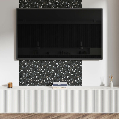 Rectangular wall panel Stone motif with details