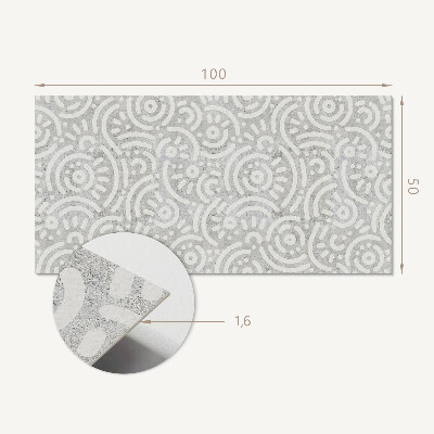 Rectangular wall panel Abstract lines