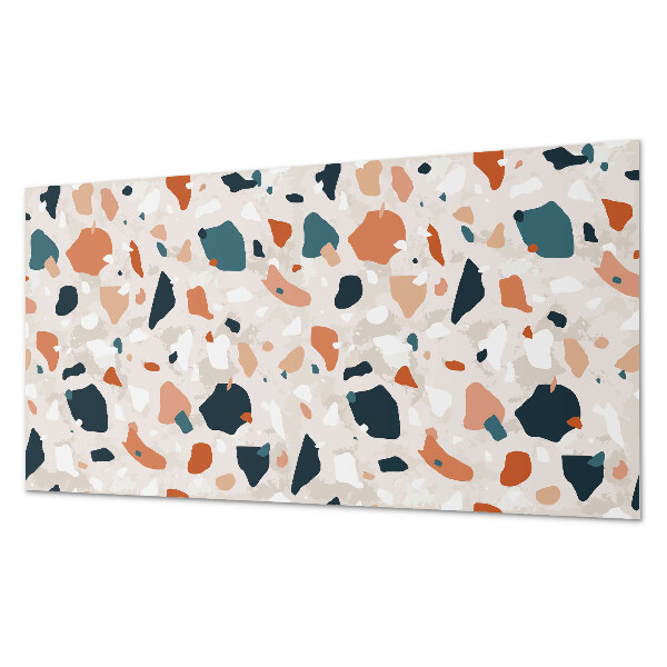 Rectangular wall panel Abstract stone motif