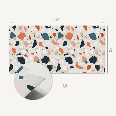 Rectangular wall panel Abstract stone motif