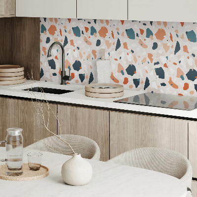 Rectangular wall panel Abstract stone motif