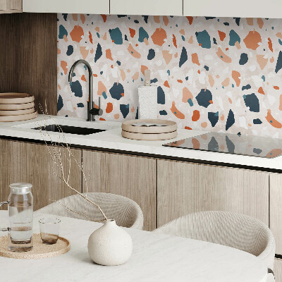 Rectangular wall panel Abstract stone motif